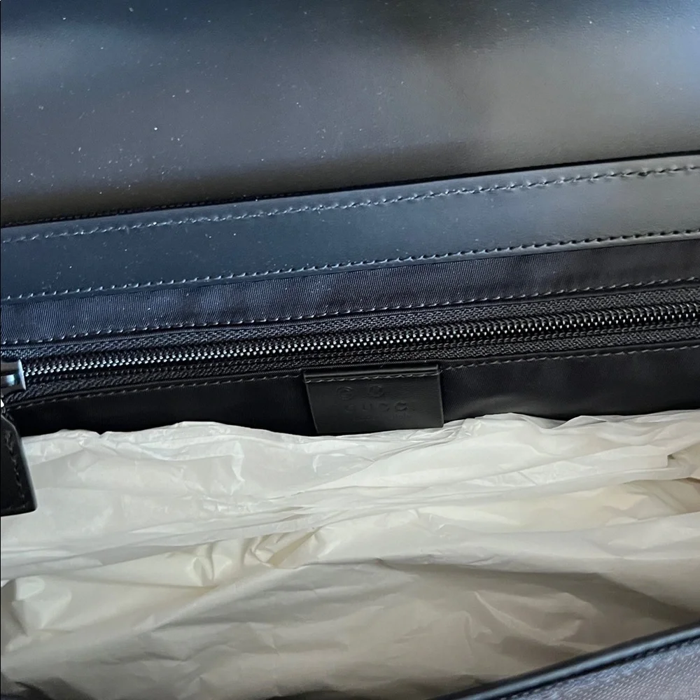 🖤 AUTHENTIC GUCCI Techno Canvas Web Messenger Bag – Black 🖤